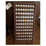 Golf ball's and shelf