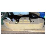 Vintage wooden toy boat made in Hickory NC