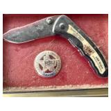 Texas Ranger knife gift set