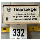 Hirtenberger 9mm LE and SMG L7A1 RARE AMMO