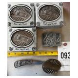Knife belt buckles, & more