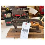 Cast iron horse Nutcracker