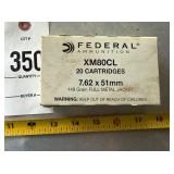 Federal Ammunition XM80CL 7062 x 51mm