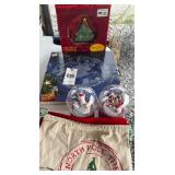 Christmas lot snow globes and more
