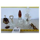 Decorative glass bottles