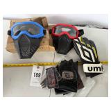 Paintball goggles and more