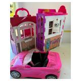 Barbie houses and car