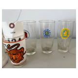 Vintage juice glasses