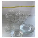 Clear glass lot