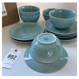 Light blue dishes