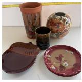 Acorn plate and glass lot
