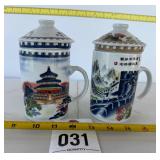 Oriental Tea set mugs