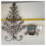 Photo frame and card holder