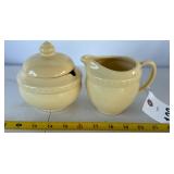Cream and sugar bowl