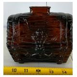 Vintage glass treasure chest Bank