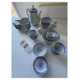 Oriental glass set