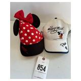 Mickey and Minnie hats