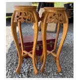 Marble top end tables