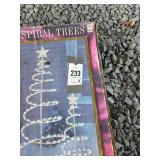 Christmas tree light display