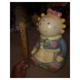Girl ~ Rabbit Cookie Jar