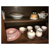 Tea Pot ~ Dinnerware & Misc Decor in Cabinet