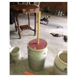 Vintage Buckeye Pottery 5 Gallon Churn