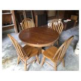5 Pc Hardwood Breakfast Set
