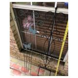 (2) Metal Garden Trellis (Butterfly)