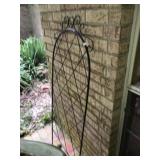 Metal Black Arch Garden Trellis