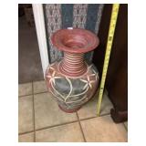Large Pottery Vase (24" Tall)