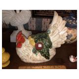 Large Glazed Rooster