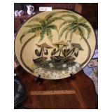 Large Primates Decorator Plate & Easel