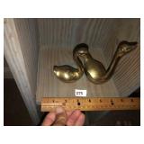 (2) Brass Geese