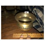 US Tobacco Co Brass Cuspidor