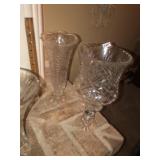 Crystal Vase & Candle Holder