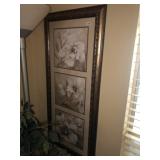 Large Sectional Decorator Picture + Gold Deco Pict