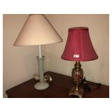 (2) Decorator Lamps
