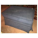 Blue Ottoman Stool