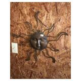 Metal Outdoor Sun Wall Decor