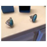 (2) Sterling Silver Rings (925)