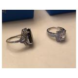 (2) Sterling Silver Rings (925)