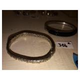 (2) Sarda Sterling Bracelets (925)
