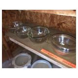 Pyrex Mix Bowls + Covered Dish (4 Pc)