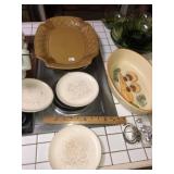 Serving Platter ~ Bowl & Decorator Plates