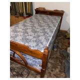 Nice Twin Bookcase Bed & Bedding Set