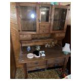 Nice Antique Possum Belly  Cabinet  (Restored)