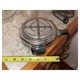 Vintage Mini Waffle Iron & Hot Plate