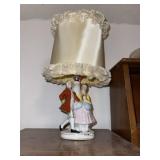 Pr of Vinatge Porcelain Lamps