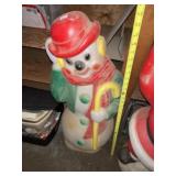 Vintage Blow Mold Snowman