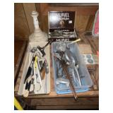 Vintage Iron Lamp Base ~ Kitchen Utensils + Flatwa